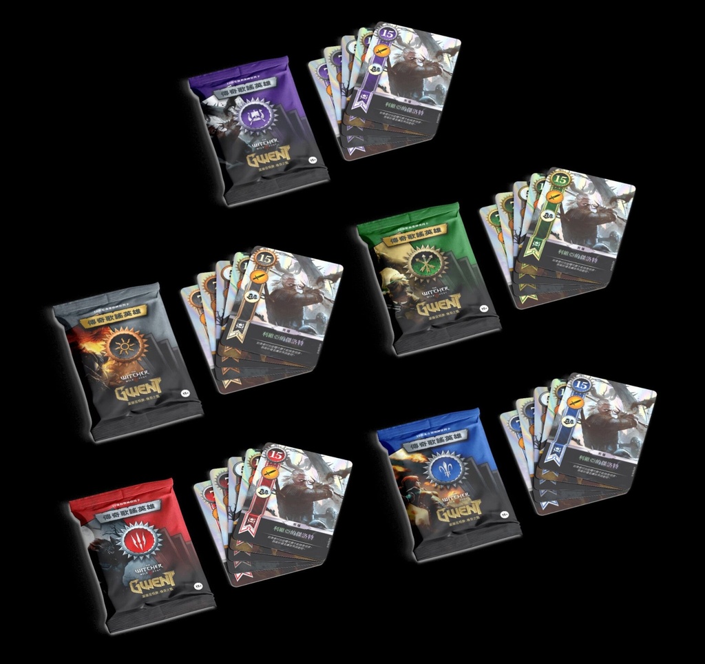 【18】昆特牌-閃卡包(5種)->不拆售