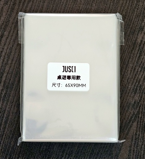 JUST正一品 透明牌套6.5x9mm (100pcs)