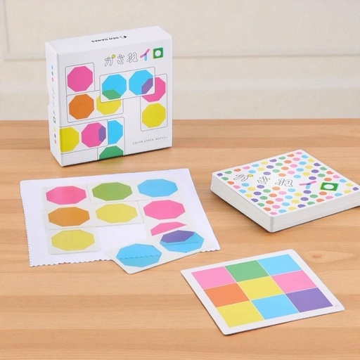 【12】(白) 色彩疊疊_日文版內附繁中說明書